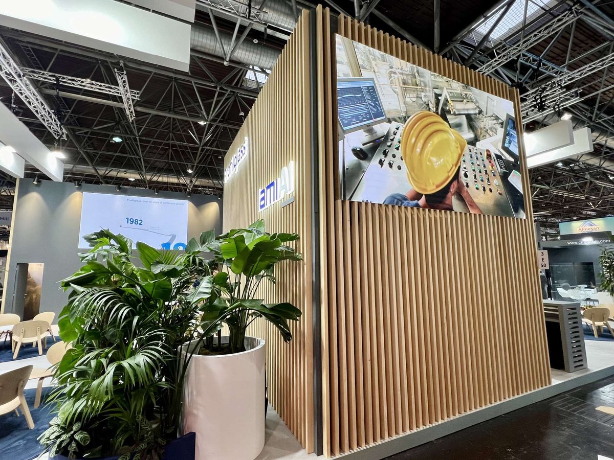 Ledwall Mosaiko installato per Alluminium Düsseldorf
