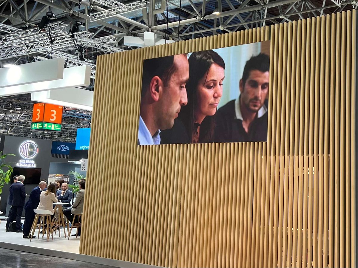 Ledwall Mosaiko installato per Alluminium Düsseldorf — 2