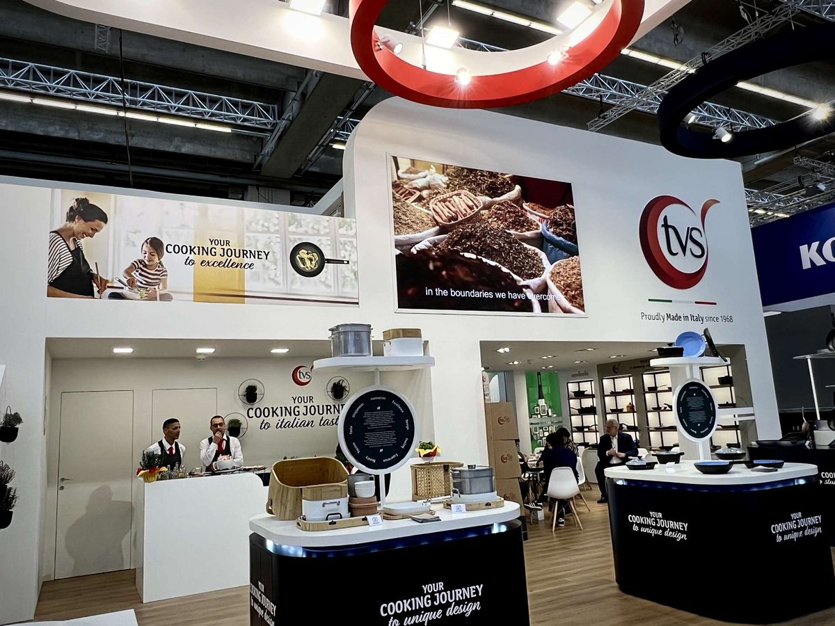 Ledwall Mosaiko installato per Ambiente Frankfurt