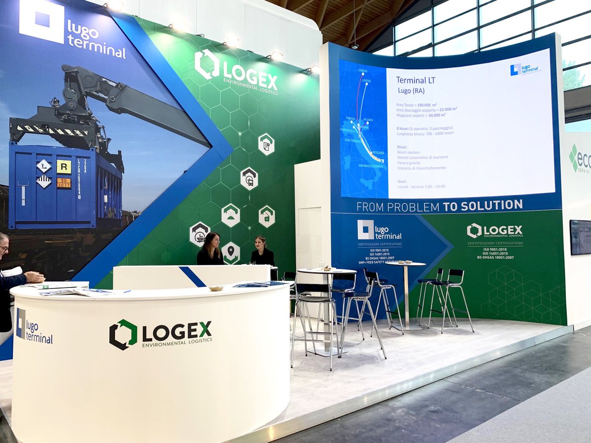 Ledwall Mosaiko installato per Ecomondo Rimini