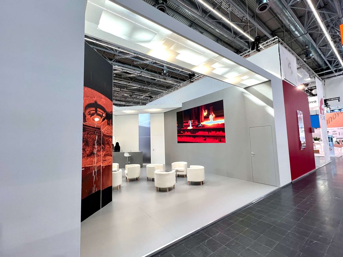 Ledwall Mosaiko installato per Metec Düsseldorf
