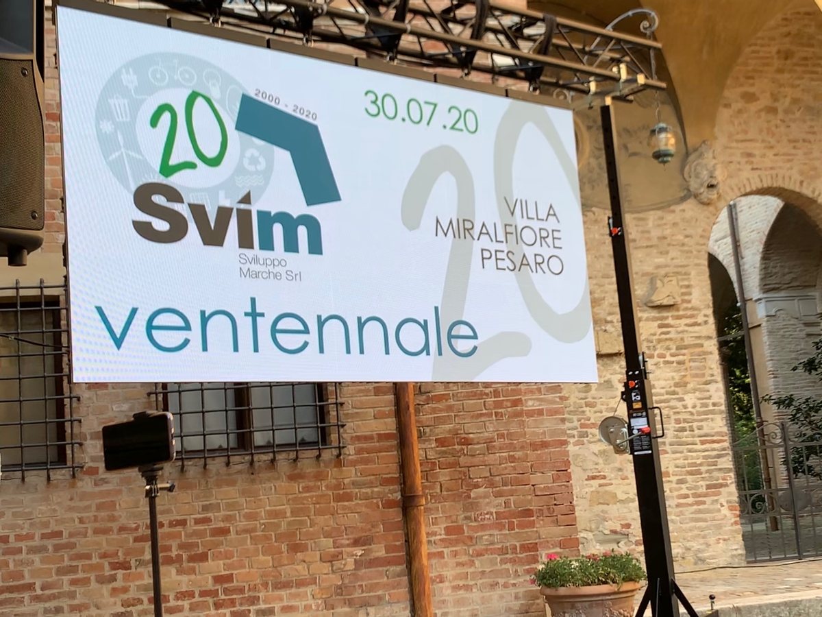 Ledwall Mosaiko installato per SVIM Pesaro