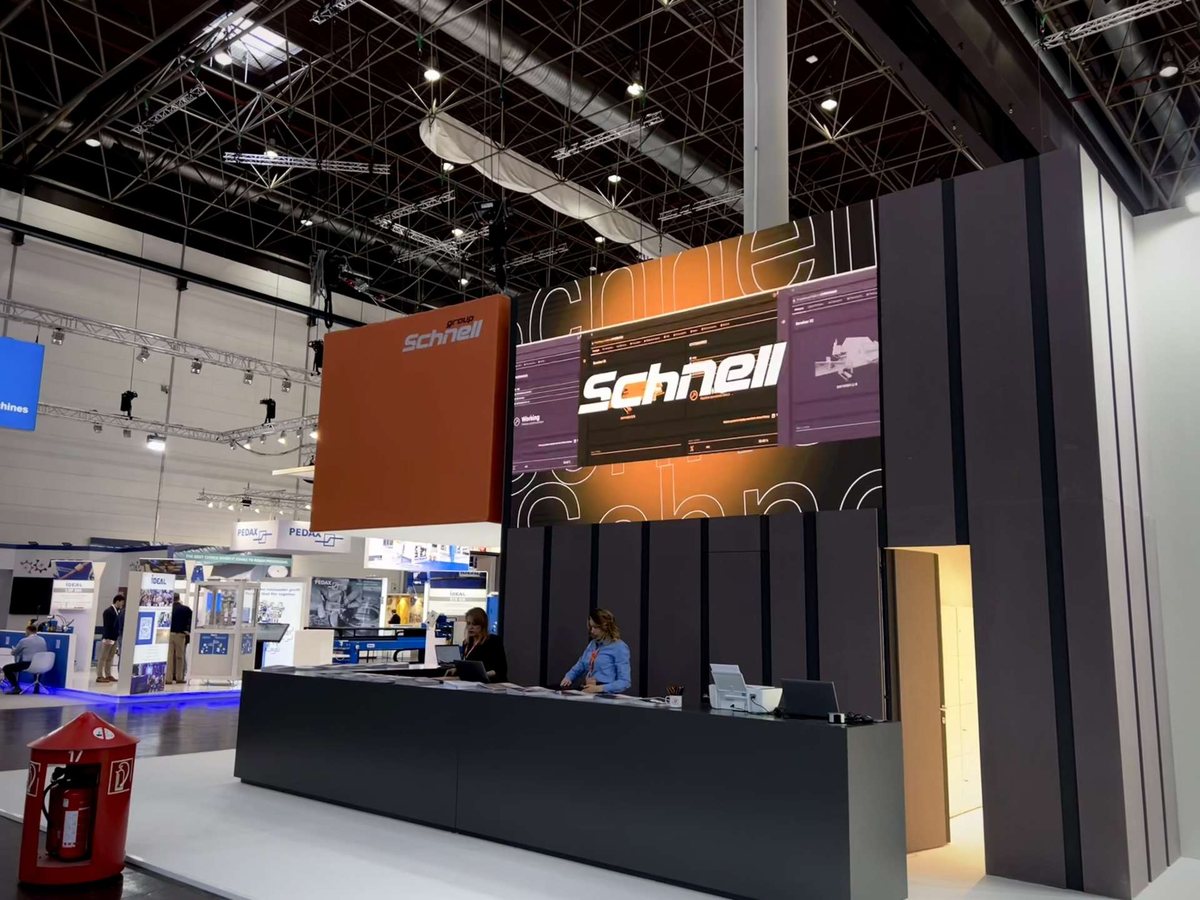 Ledwall Mosaiko installato per Wire & Tube Düsseldorf — 2